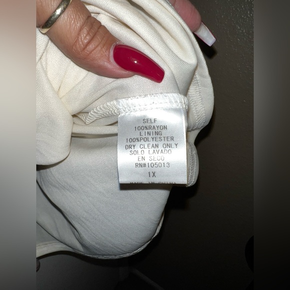 Andrée By Unit Floral Dress Size 1X Mid-sleeve - Picture 6 of 8